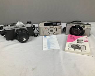  Canon, Pentax and Minolta Cameras