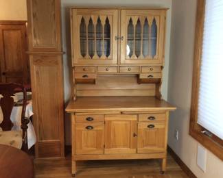 Antique Hoosier Style Cabinet
