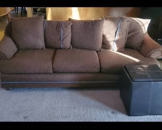 Couch and Storage Ottoman (LPO)