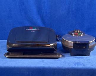 George Foreman Grill & Oster Waffle Maker (LPO)