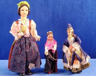 (3) Vintage Dolls