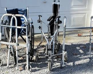 (2) Wheelchairs & (3) Walkers (LPO)