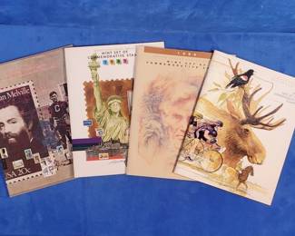 1984, 1985, 1986, 1987 Commemorative Mint Stamp Sets