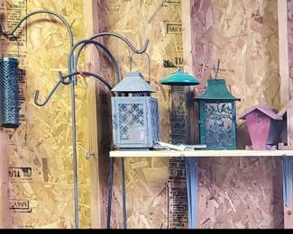 Bird Houses, Bird Feeders, Shepherds Hooks & More (LPO)
