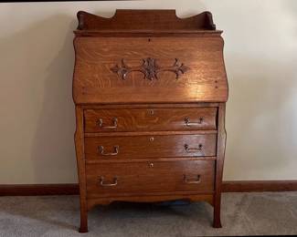 Vintage Drop-Front Desk w/(3) Drawers (LPO)