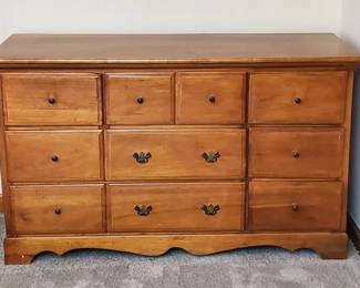 7-Drawer Wood Dresser 50" W x 117.5" D x 30" H (LPO)