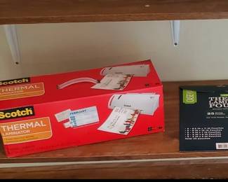Scotch Thermal Laminator with Laminate Pouches (LPO)