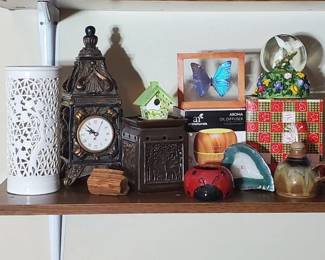French Style Mantle Clock, Aroma Diffuser, Scent Warmer and More (LPO)
