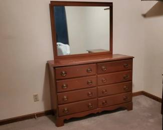 Vintage Wood Dresser w/Mirror and more (LPO)