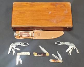 Case Pocket Knife, Parker Pocket Knife, Hunting Knife, (2) Multi Tools & More