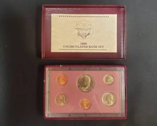 1990 Uncirculated Bank Set