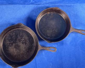 # 6 & # 8 Cast Iron Skillets (LPO)