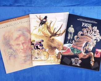 1986, 1987, 1988 Commemorative Mint Stamp Sets