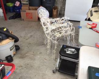 Motorized Lighted Reindeer