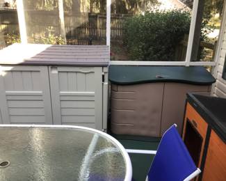 2 Outdoor Storage Containers