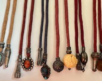 6 Long Wrap Necklaces, Some Marked 925 Sterling Silver
Lot #: 131