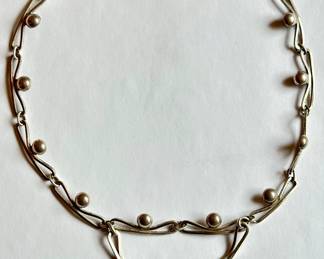 Vintage 925 Sterling Necklace Signed
Lot #: 85