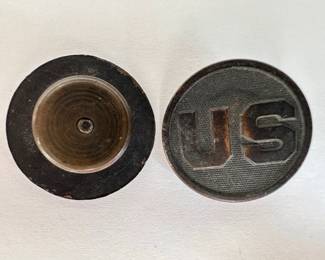 Antique WWI Collar Disks, New Spanish Cufflinks & Gold Tie Clips
Lot #: 111