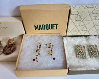 3 New In Box Artisan Earrings: Polished Stone, Stratton & Marquet
Lot #: 63