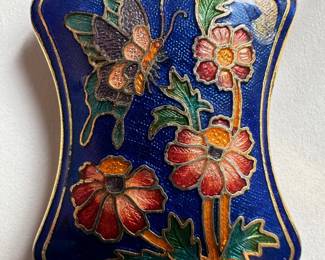 Vintage Cloisonne Necklace & Glass Bead Earrings
Lot #: 87