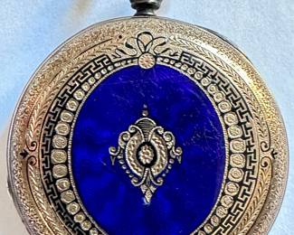 Antique Jules Mathey Pocket Watch With Portrait, Numbered
Lot #: 3