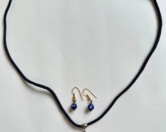 Vintage Cloisonne Necklace & Glass Bead Earrings
Lot #: 87