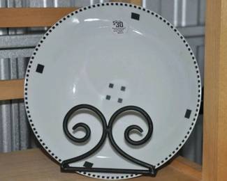 Swid Powell, Tuxedo 9" Vegetable Bowl (as is) Available, $30 