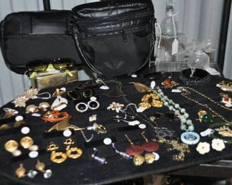 Great Selection of Gold Tone Jewelry as well as Vintage Porter-Yoshida Black Nylon Travel Accessories! 