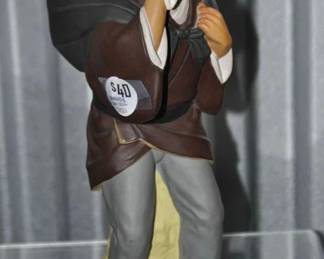 This Japanese Clay Figure of a Working Man Embodies the Joy of Completing Hard Work, 11.5" Tall, ($40). 