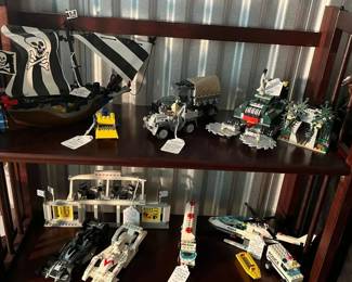 Lego Pirates 6268 Renegade Runner 95% Complete($95 SOLD), Lego Mini Dump Truck 6470 ($4), Lego Indiana Jones 7622 Race For the Stolen Treasure Incomplete 2 Piece Set ($40), Lego Indiana Jones 7626 Jungle Cutter Missing Trees & Minis 2 piece Set $48), Lego 8161 Speed Racer Grand Pris Race Incomplete 3 Piece Set ($75), Lego 6594 Gas Transit Octane Tanker No Minis ($25) & Lego Classic Town 6545 Police Search and Rescue Almost Complete 3 Piece Set SOLD ($30) 