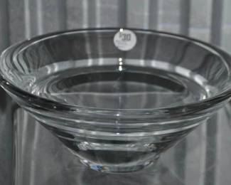 Clean and Contemporary Multi Purpose Bowl by Kosta Boda 10"W x 4"H, ($30) 