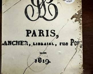 Sid Dickens Memory Block Tile Crafted in Plaster, Made in Canada, Retired 2007 T101 (6" x 8") From the 2002 Collection, "Spring: Seduction of Color" Crackle Effect Used to Create an Aged Look & Feel. ($95.) 