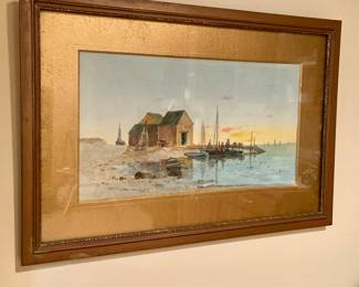 Clarence E. Braley original pastel