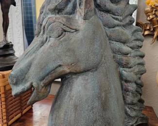 large hours sculpture, pottery