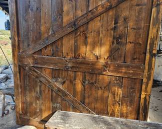 vintage large barn door