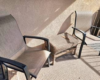 comfy seating in a sunny spot