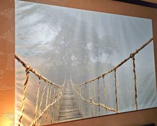 very large clamming painting