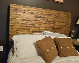 close up of headboard for bed number two