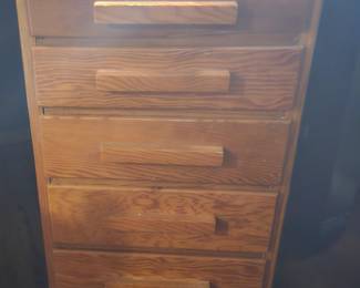 Handy wooden craft cart