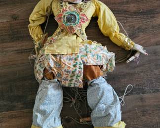 vintage Asian puppet