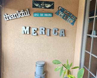 more outdoor signage 