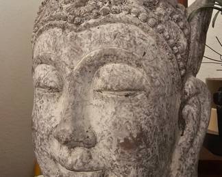 medium size calming buddha head