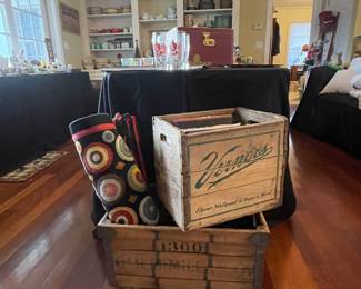 Vernors create, folk rug, McMillan creat 