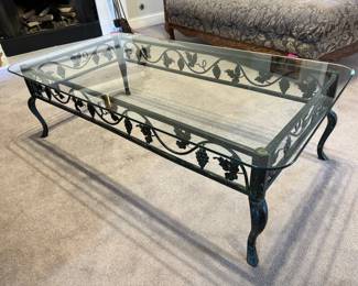Adorable Grape Vine Rectangular Coffee Table