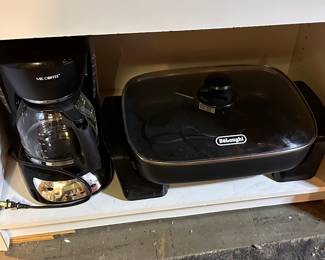 Assortment of small appliances.