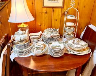 Large set of Johnson Bros, The Friendly Village.