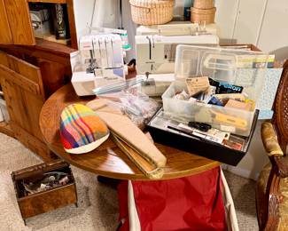 Sewing supplies.