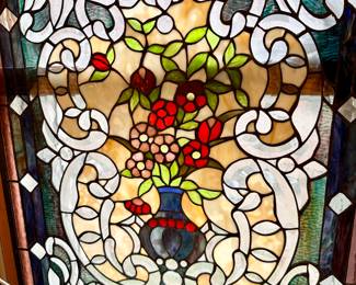 Gorgeous stained glass window.