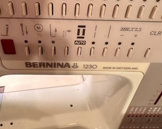 Bernina 1230 sewing machine.