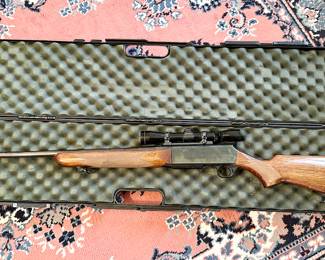 Browning Model BAR Belgium 30-6 cal Rifle in case.